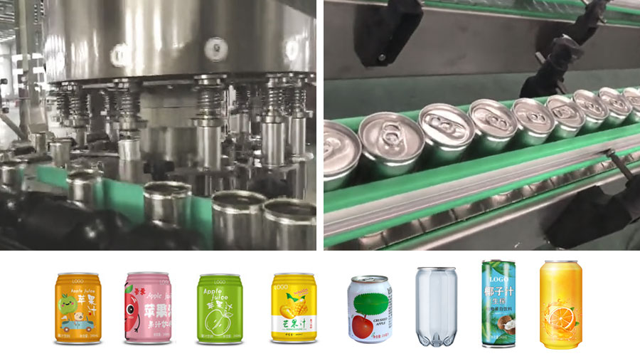 易拉罐果汁灌裝機(jī) 易拉罐果汁灌裝機(jī)